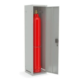 ШГР 40-1- 4 Шкаф для газовых баллонов (окрашен RAL7035)